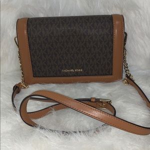 Authentic Michael Kors Brown Crossbody